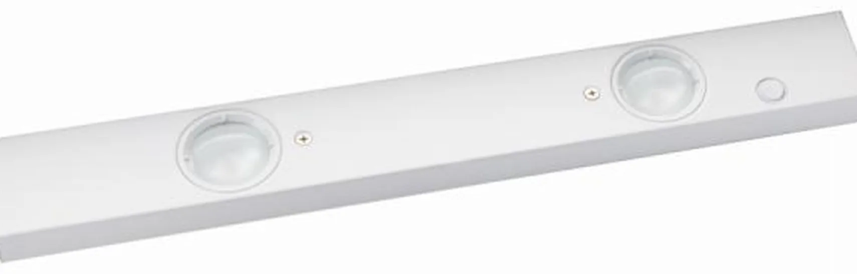 Chef pluss hvit 2 x 4,5W LED 2700K