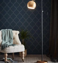 Chester gulvlampe - Bronse