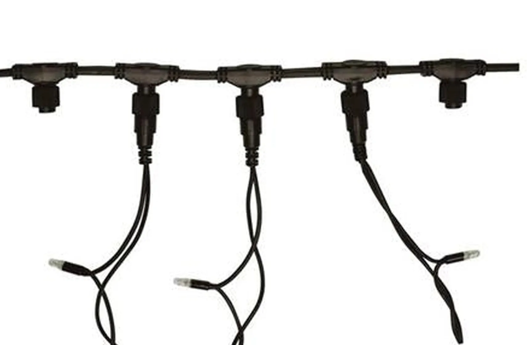 Chrissline fordeler 5 uttak 110 cm - Svart