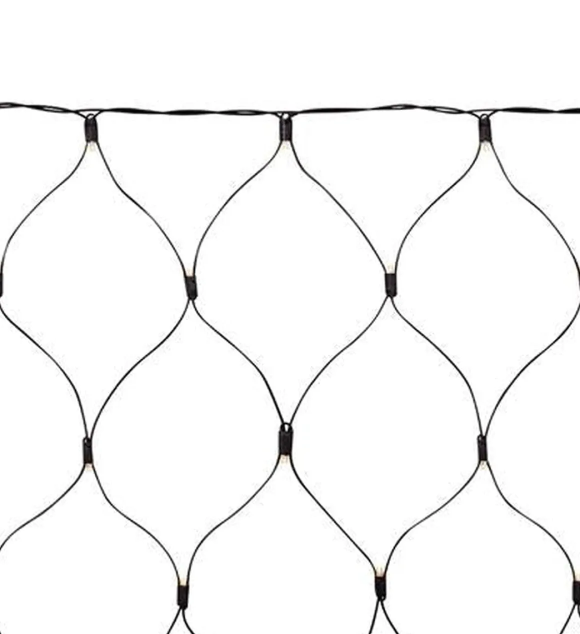Chrissline lysnett 100 lys 2 x 1,7 meter extra - Varmhvit - Hvit