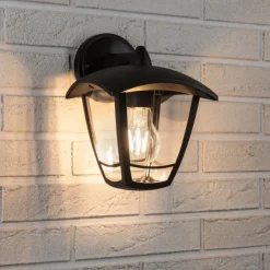 Classic vegglampe ned utendørs IP44