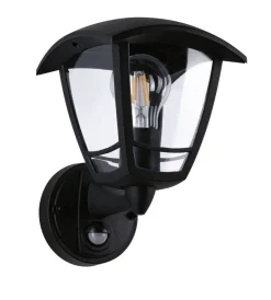 Classic vegglampe opp utendørs IP44 - Med bevegelsessensor