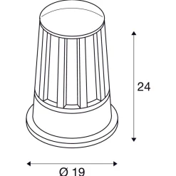Cone pullert 24 cm IP54