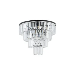 Cristal taklampe L - Svart