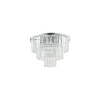 Cristal taklampe M - Sølv