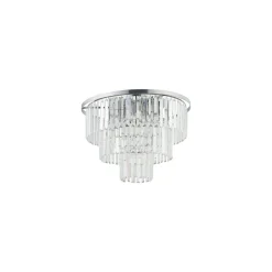 Cristal taklampe M - Sølv