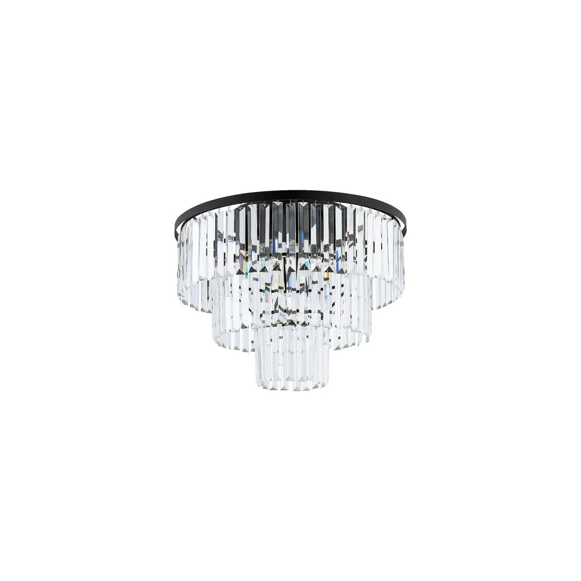 Cristal taklampe M - Svart