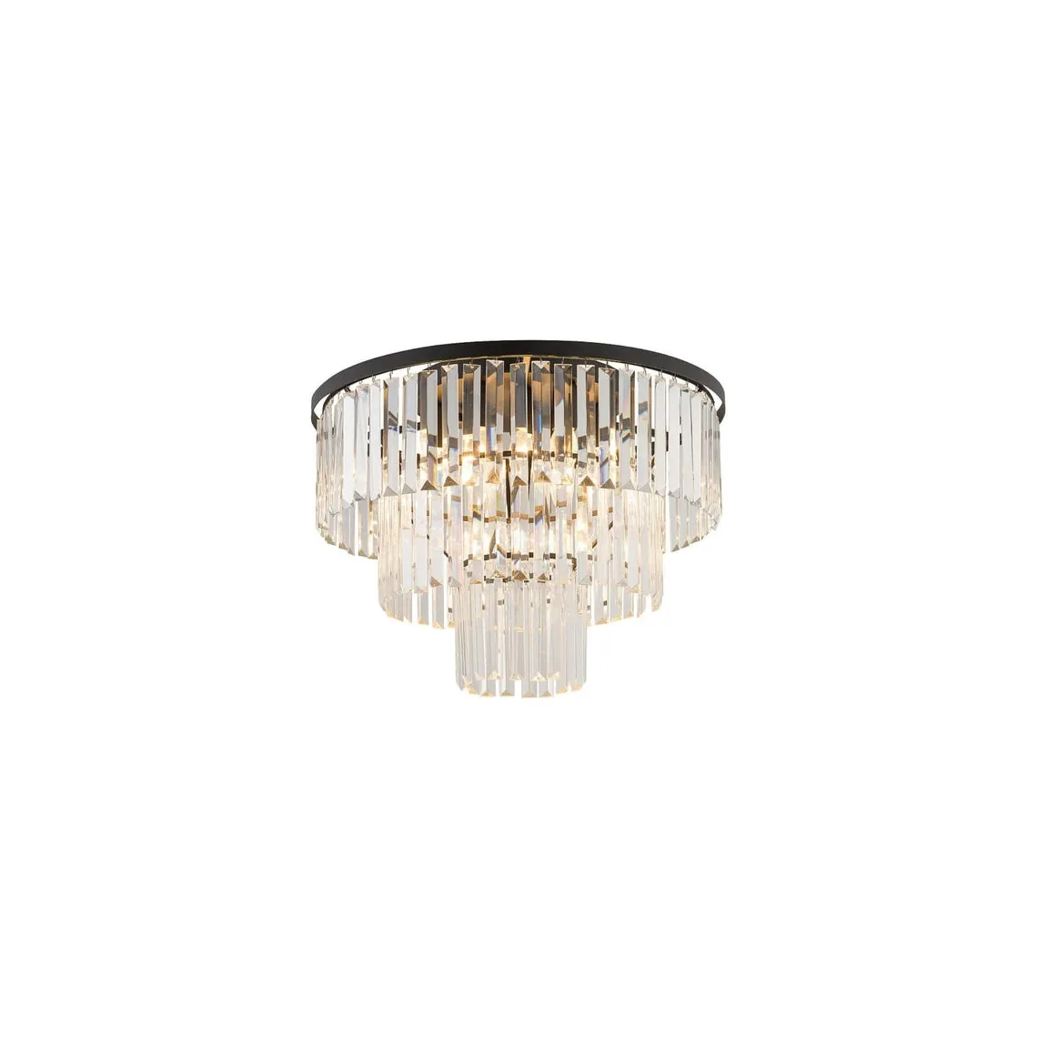 Cristal taklampe M - Svart