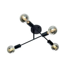 Cross tak/vegglampe 4 lys