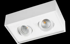 Cube 2x DimToWarm 2x6W LED 2000-2800K Ra>95 - Matt hvit
