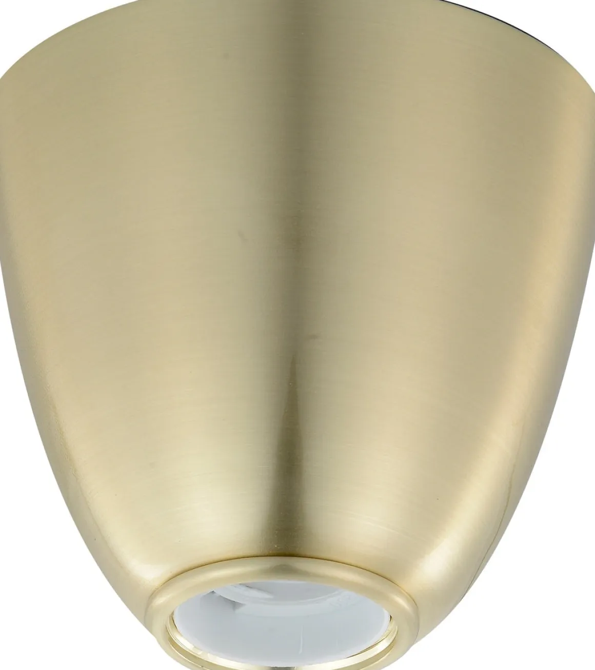 Cup 110 taklampe - Messingfarget
