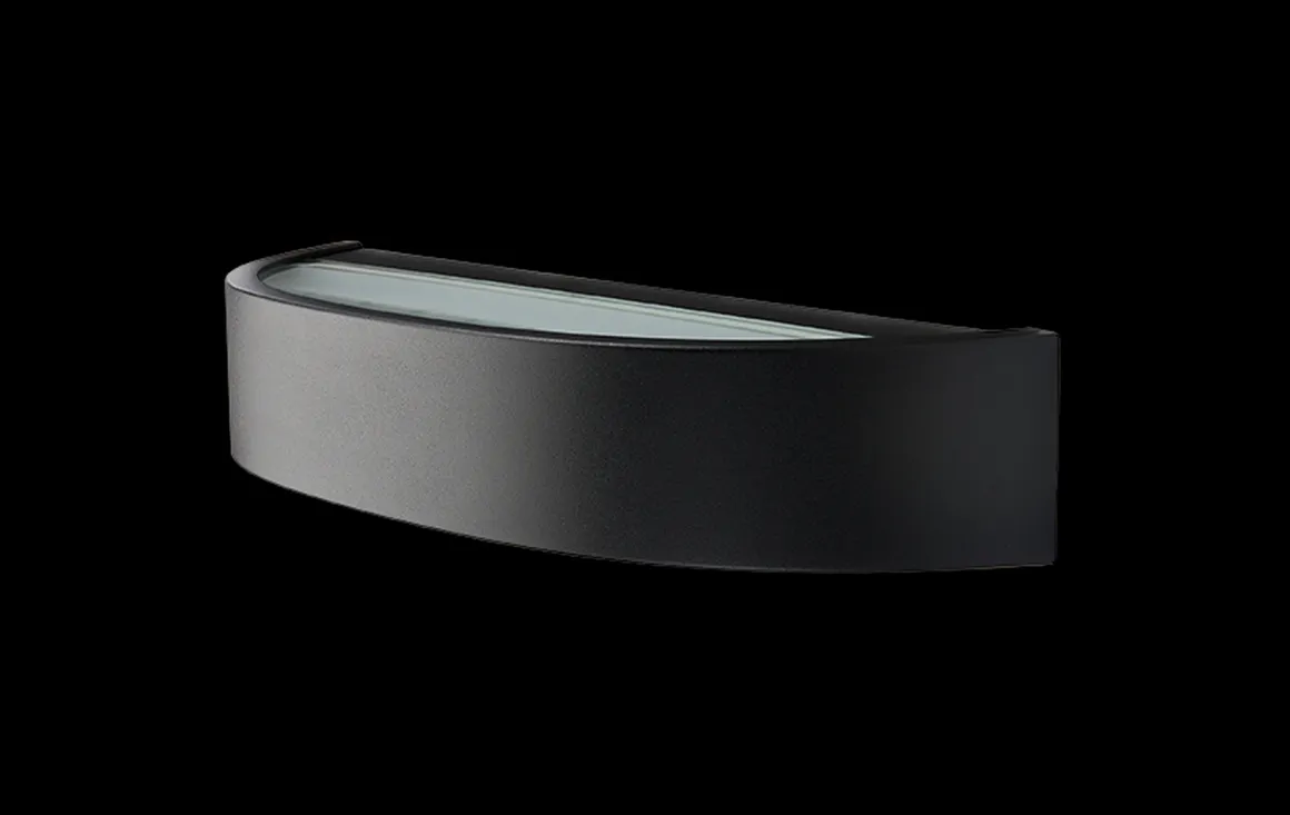 Curve vegglampe opp/ned 10W 2700K dimbar IP65