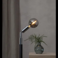 Decoration Globe smoke 80mm, dimbar E14 1,5W - Smoke