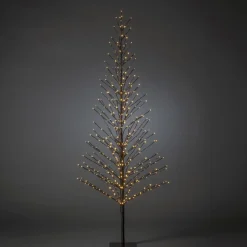 Dekorasjonstre 210 cm med 504 LED amber farget IP44 utendørs