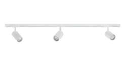 Designline Tube komplett 1,9 meter spotskinne med 3 spotter GU10 - Hvit