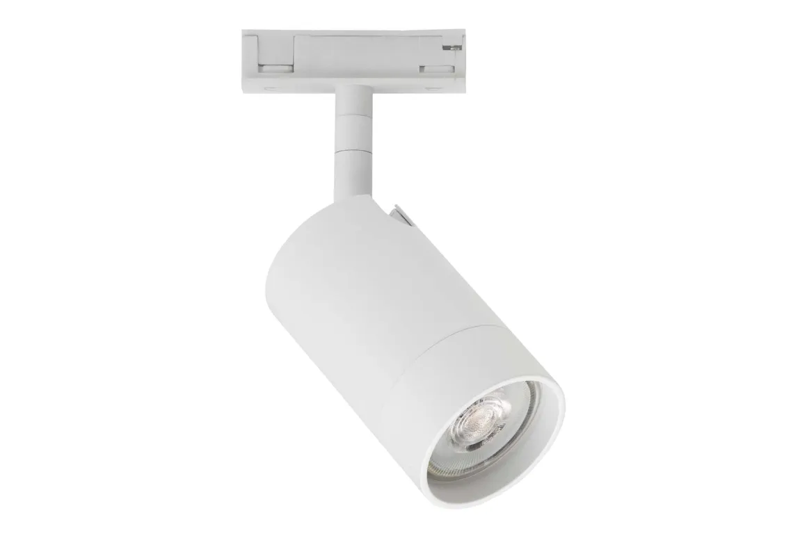 Designline Tube komplett 1,9 meter spotskinne med 3 spotter GU10 - Hvit