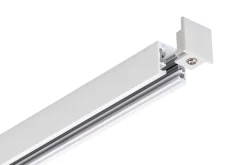 Designline Tube komplett 1,9 meter spotskinne med 3 spotter GU10 - Hvit