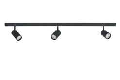 Designline Tube komplett 1.9 meter spotskinne med 3 spotter GU10 - Svart