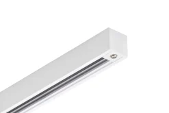 Designline Tube Pro komplett 1 meter spotskinne med 3 spotter GU10 - Hvit
