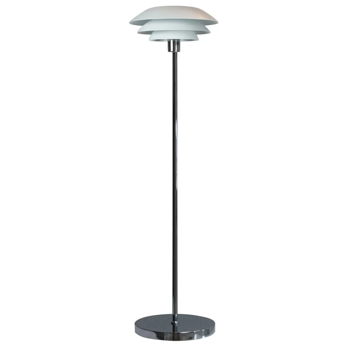 DL31 gulvlampe - Krom/Hvit