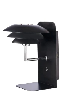 DL20 vegglampe m/USB - Svart