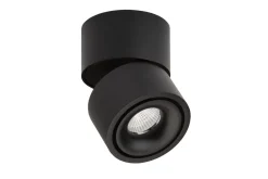 Easy mini W75 takspot 1 lys 7W 2700K Dimbar Hull for ledning - Svart