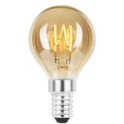 Ecolux E14 Spiral filament 4W 2200K 45 mm dimbar - Amber