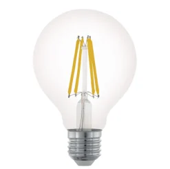 Eglo E27 Filament LED 6W 2700K 80 mm dimbar- Klar