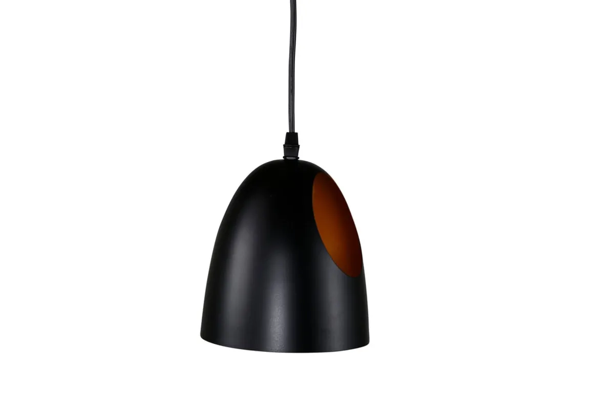 Elda takpendel 16 cm - Svart/Kobber