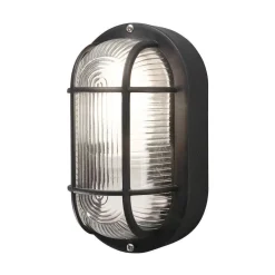 Elmas vegglampe utendørs IP44 - Svart