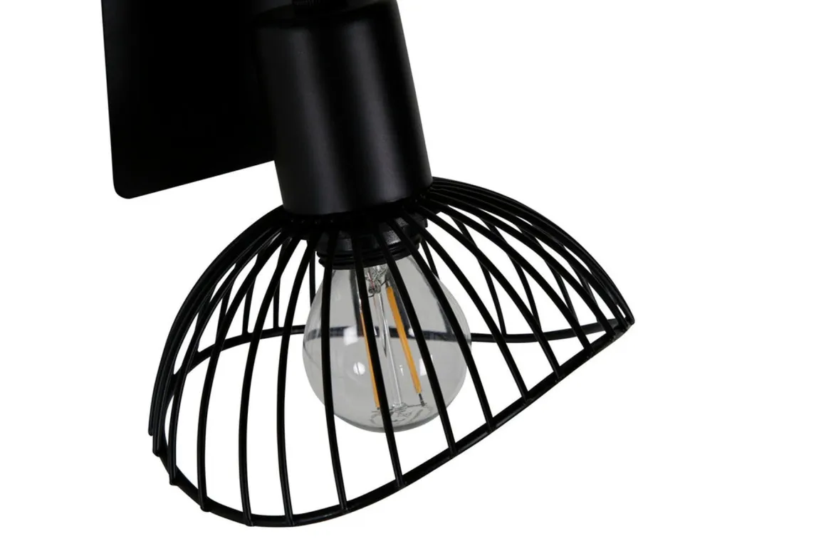 Elsa justerbar vegglampe - Svart