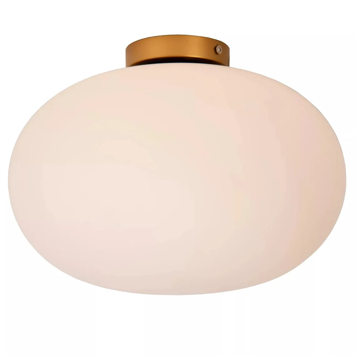 Elysee taklampe 38 cm - Opal/Gullfarget