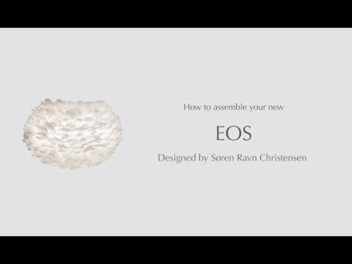 Eos XL hvit lampeskjerm