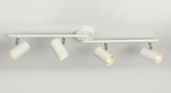 Era taklampe med 4 spotter - Hvit
