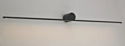Eros 900 vegglampe IP44 dimbar - Svart