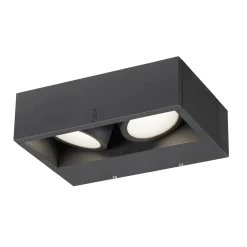 Eskina frame dobbel vegglampe utendørs 27W 3000/4000 Kelvin IP65