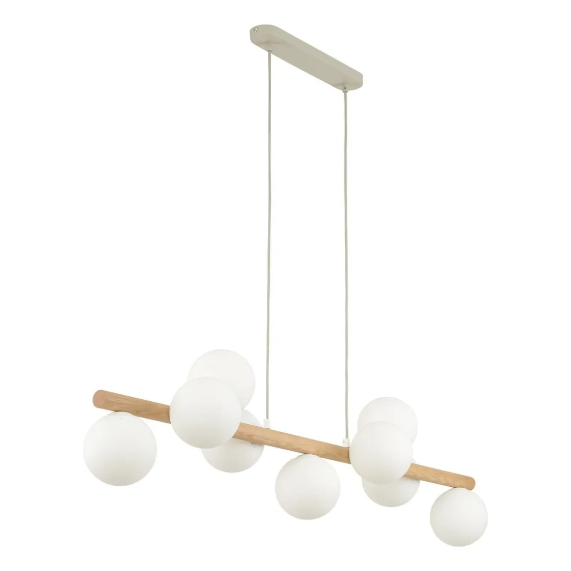 Estera wood takpendel 9-lys