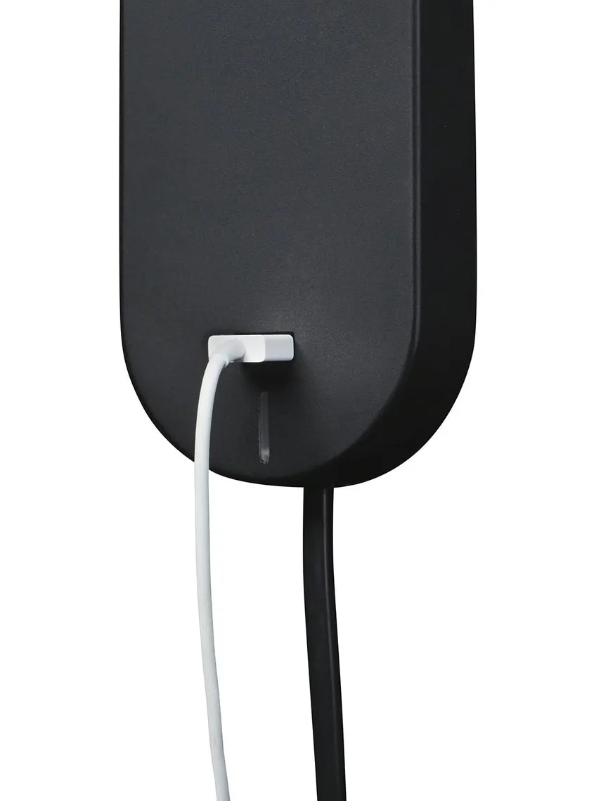Eye vegglampe 5 watt dimbar m/ USB - Svart