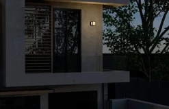 Faro 120 vegglampe utendørs Colour Switch 9W IP65 Dimbar - Antrasitt grå
