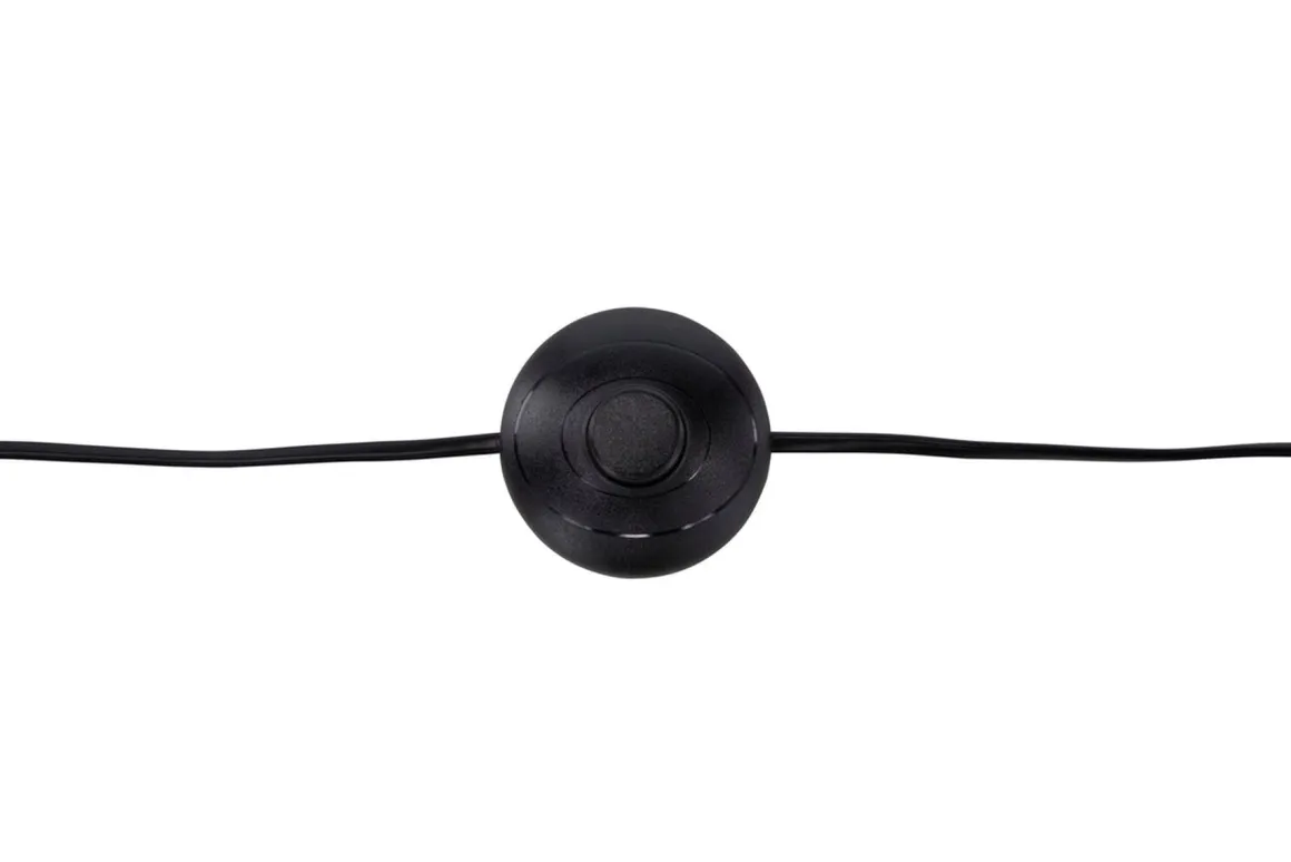 Fence gulvlampe 160 cm - Svart/Naturfarget