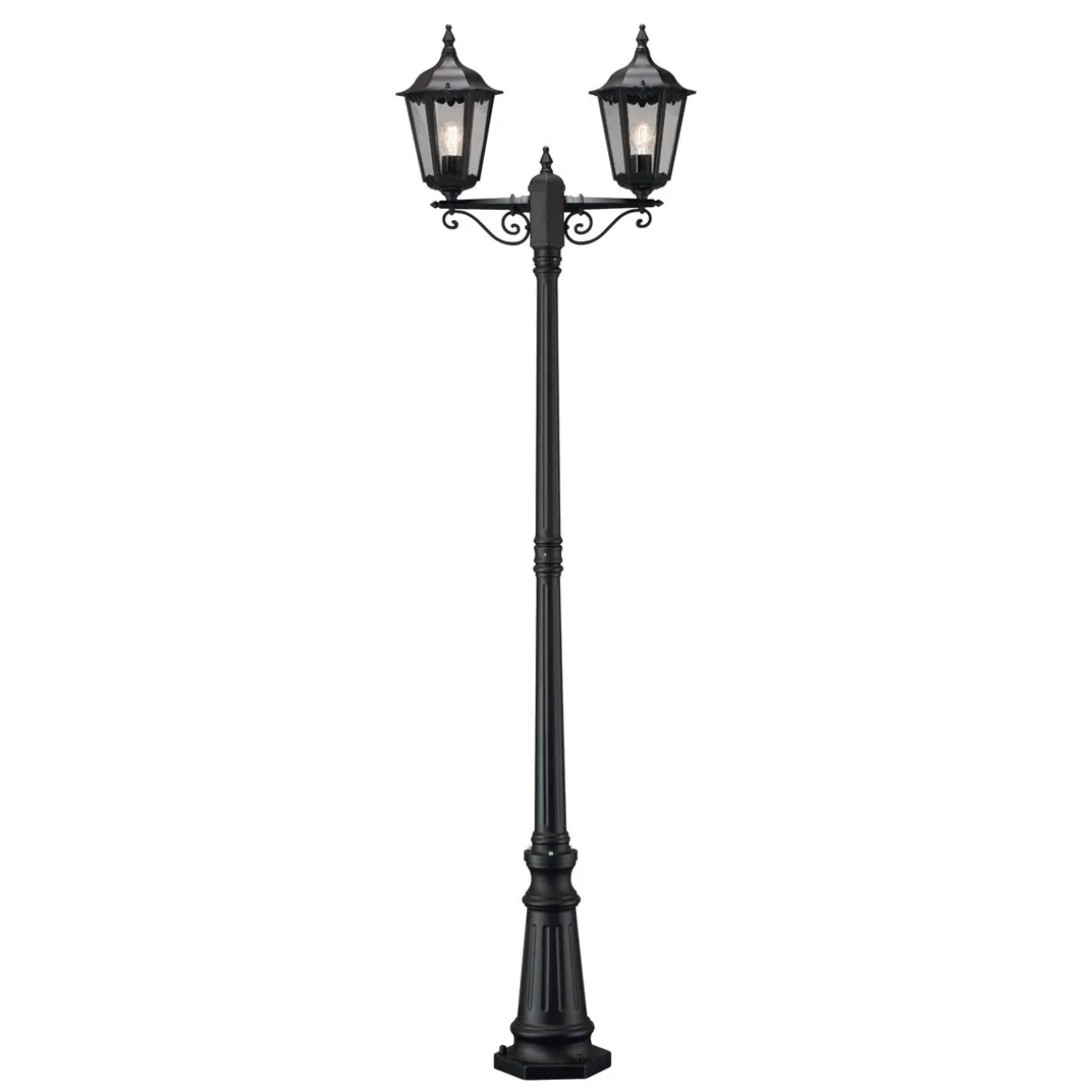 Firenze 2-arm stolpe - Svart 220cm
