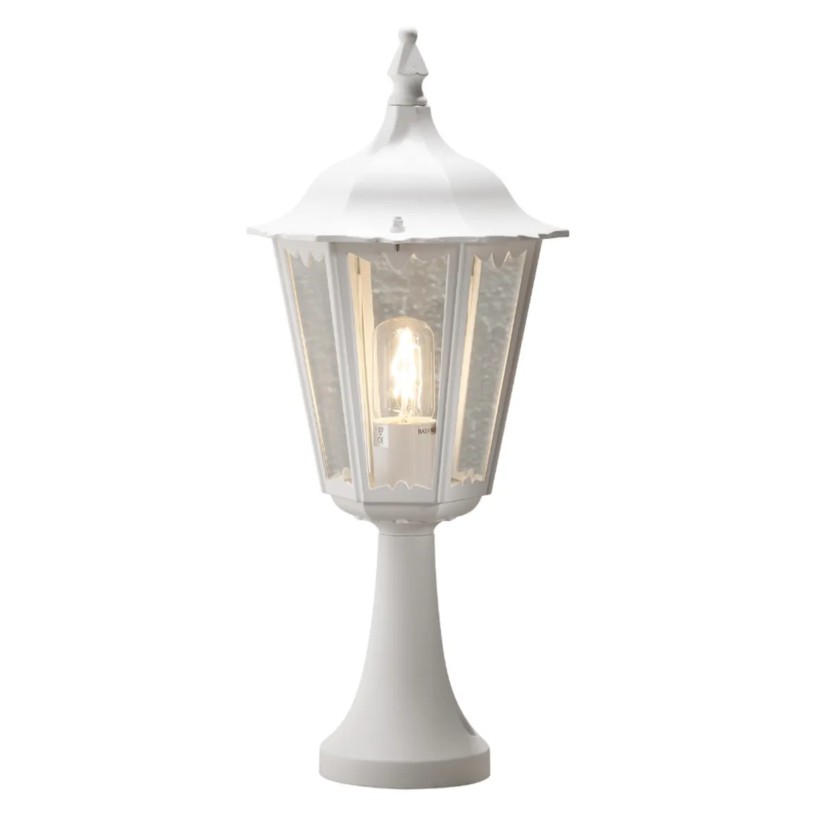 Firenze portstolpe 55 cm - Hvit