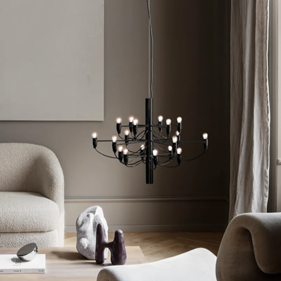 Flos 2097/18 Sarfatti LED takkrone