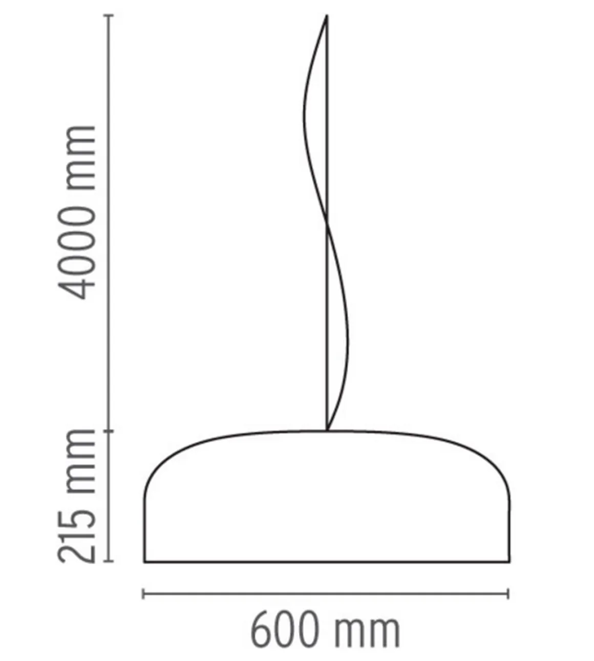 Flos Smithfield taklampe - hvit