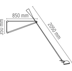 Flos 265 vegglampe