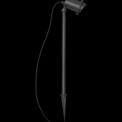Focus uplight på spyd 67 cm utendørs GU10 IP44 - Svart