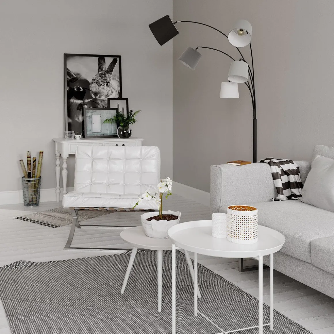 Foggy 5 gulvlampe