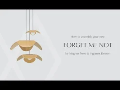 Forget Me Not medium lampeskjerm