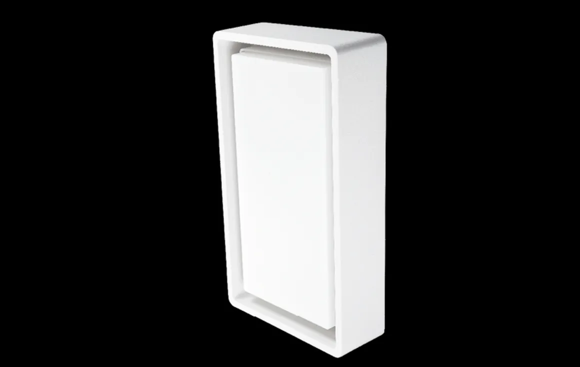Frame vegg/taklampe 8W LED m/sensor