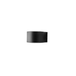 Frey vegglampe IP65 2x6W 2700K - Svart